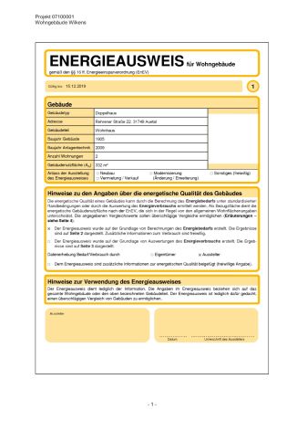 Energieausweis 1